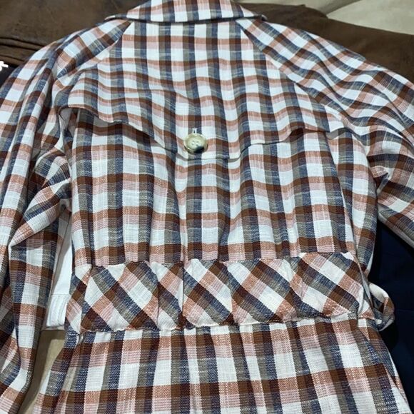 NWT Veronica Beard Lin Belted Plaid Jacket Blazer - Picture 15 of 15